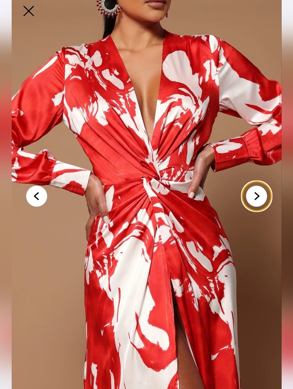 Fashion Nova NWTs Melissa Satin Maxi Dress - Picture 3 of 5